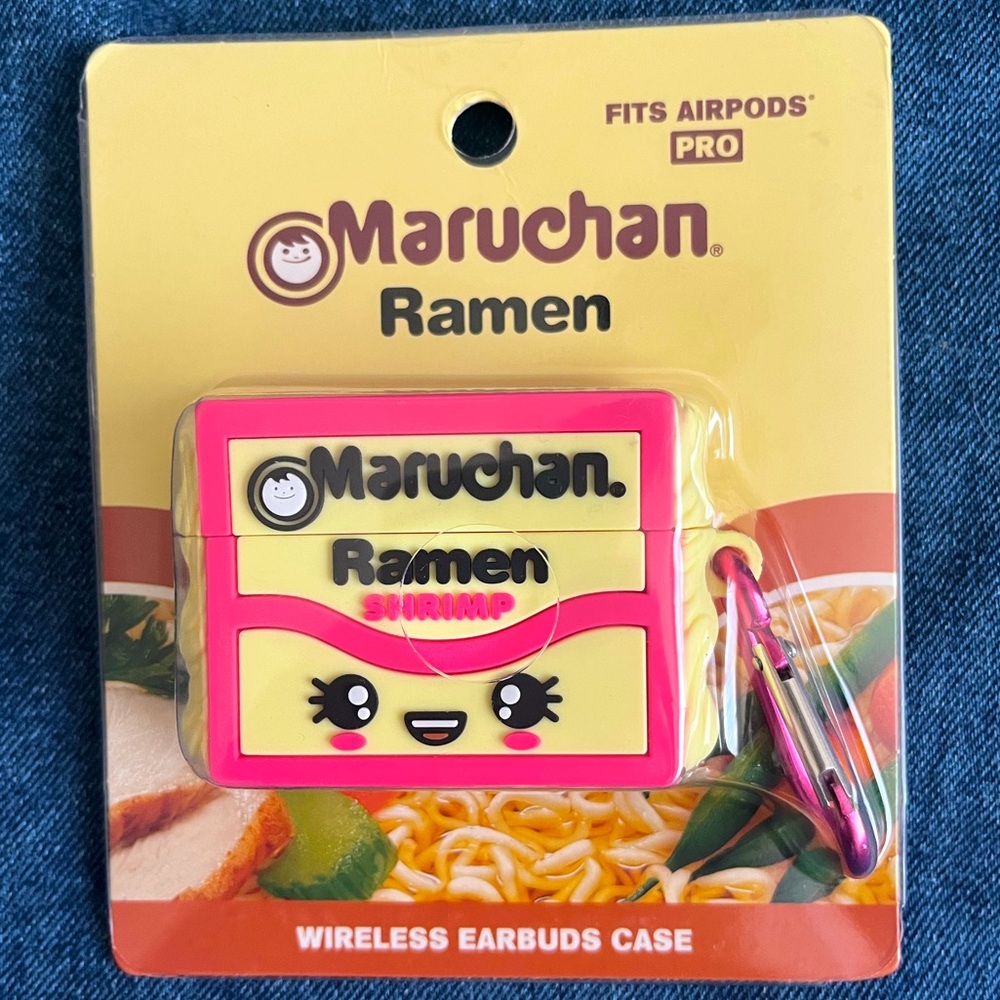 MAD Engine Maruchan Ramen Shrimp AirPods Pro Case NWT NEW